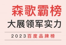 大展領軍實力！森歌榮登太平洋家居品牌榜