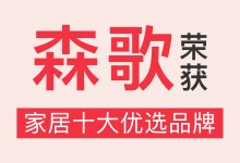 榮譽(yù)加冕！森歌獲“家居十大優(yōu)選品牌”稱